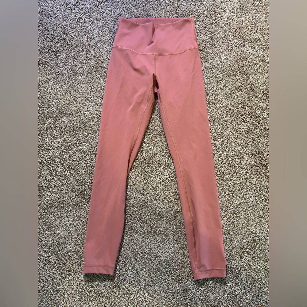 Lululemon Brier Rose Wunder Leggings